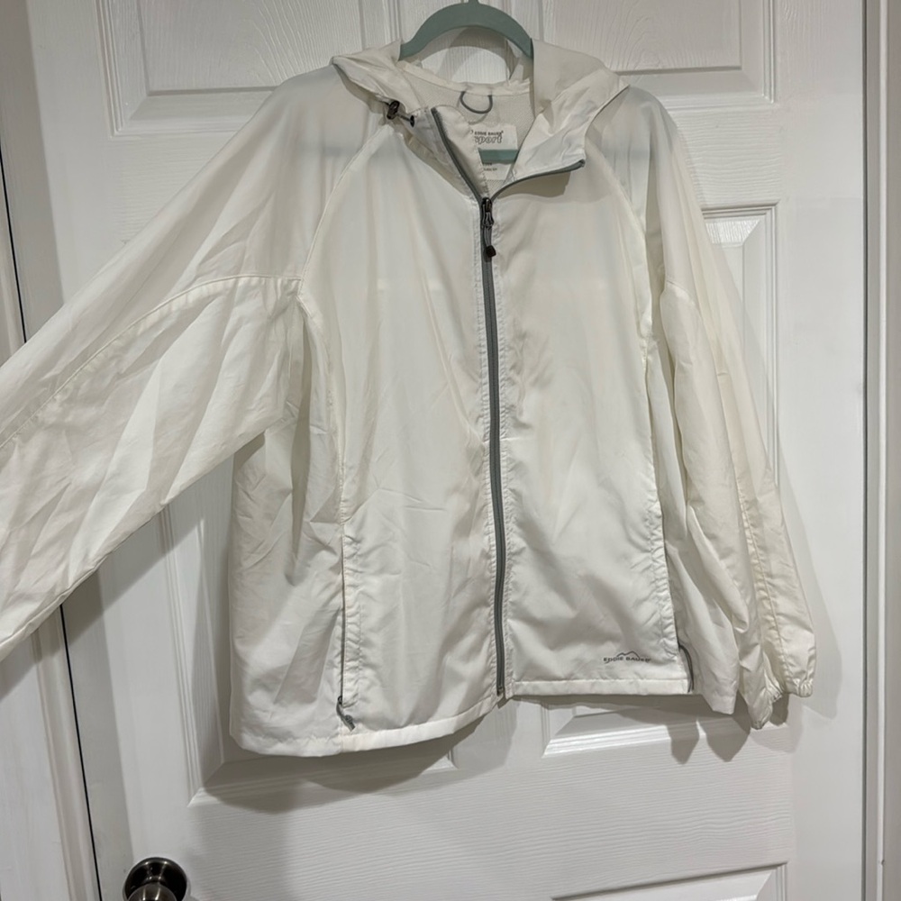 Womens White Eddie Bauer Sport Jacket